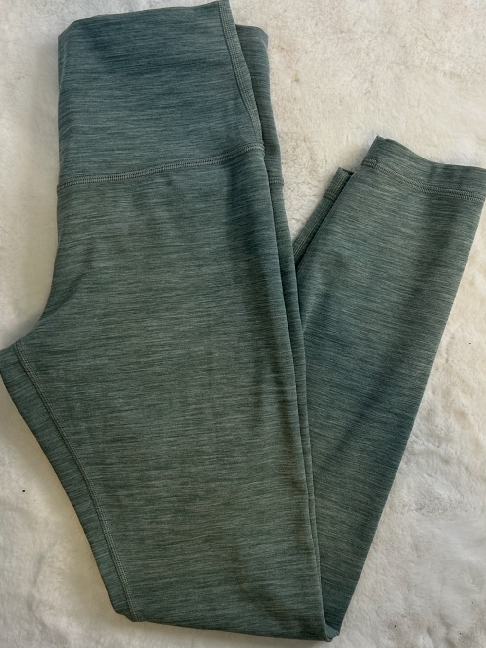 Lululemon Align High Rise Leggings Size 6 Heathered Green